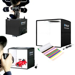 PULUZ Foldable LED Ring Light Studio Box 40cm