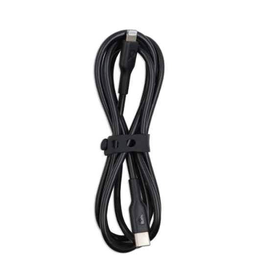 Powerology Type C To Lightning 2m Cable PD 20W - Black