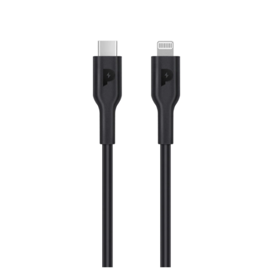 Powerology Type C To Lightning 1.2m Cable PD 20W - Black