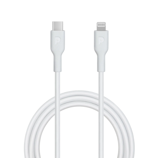 Powerology Type C To Lightning 2m Cable PD 20W - White