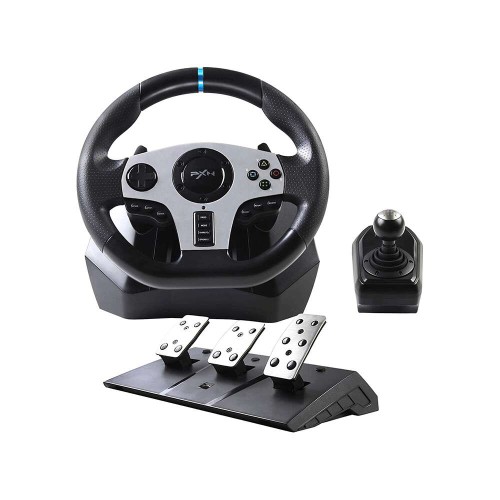 PS5 PXN V9 Adjustable Racing Steering Wheel, with Clutch and Shifter