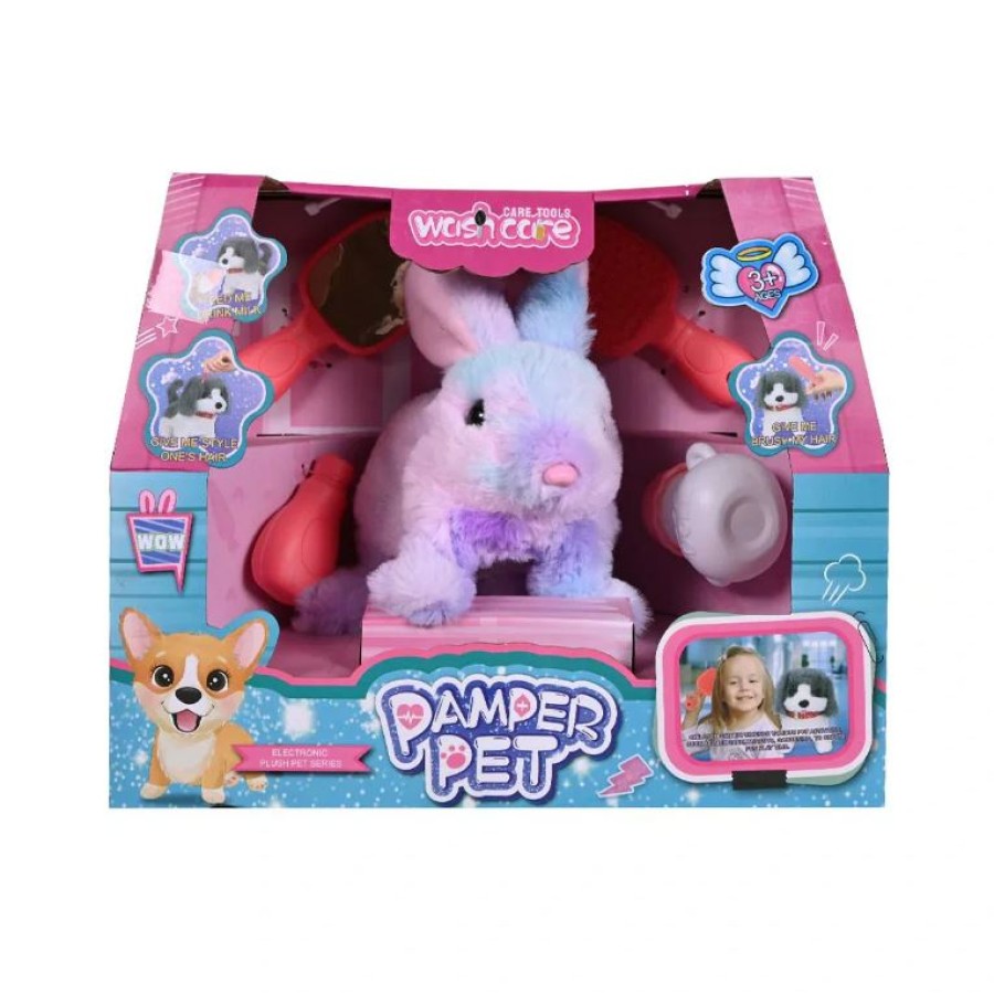 Plush Pamper Bunny Pet Medical Kit Toys With Accessories