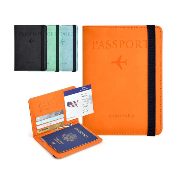  Passport Wallet Leather Case