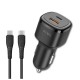 Pawa Solid Car Charger PD 48w and QC Technologies - Black