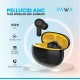 Pawa Pellucid ANC True Wireless Earbuds - Black/Yellow