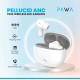 Pawa Pellucid ANC True Wireless Earbuds - Grey & White