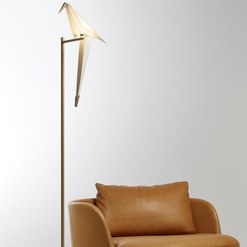 Perch Light LED Floor Lamp Bird