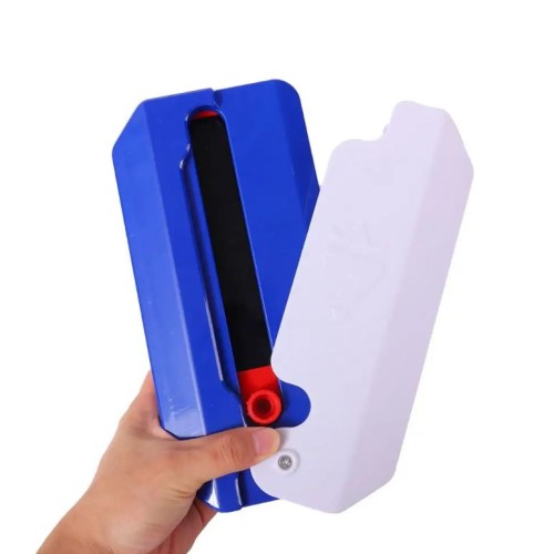 Fidget knife Cutter Take Stress Relief Toy Phone Protector - Blue White