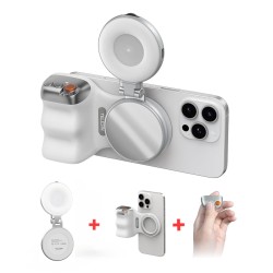 Telesin Magnetic Phone Camera Shutter + Magsafe Selfie Light with Mirror (Bundle Offer!)