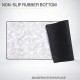 Max Pad Non-Slip Gaming Mouse Pad XL Size - Abstract Texture White  (Waterproof)