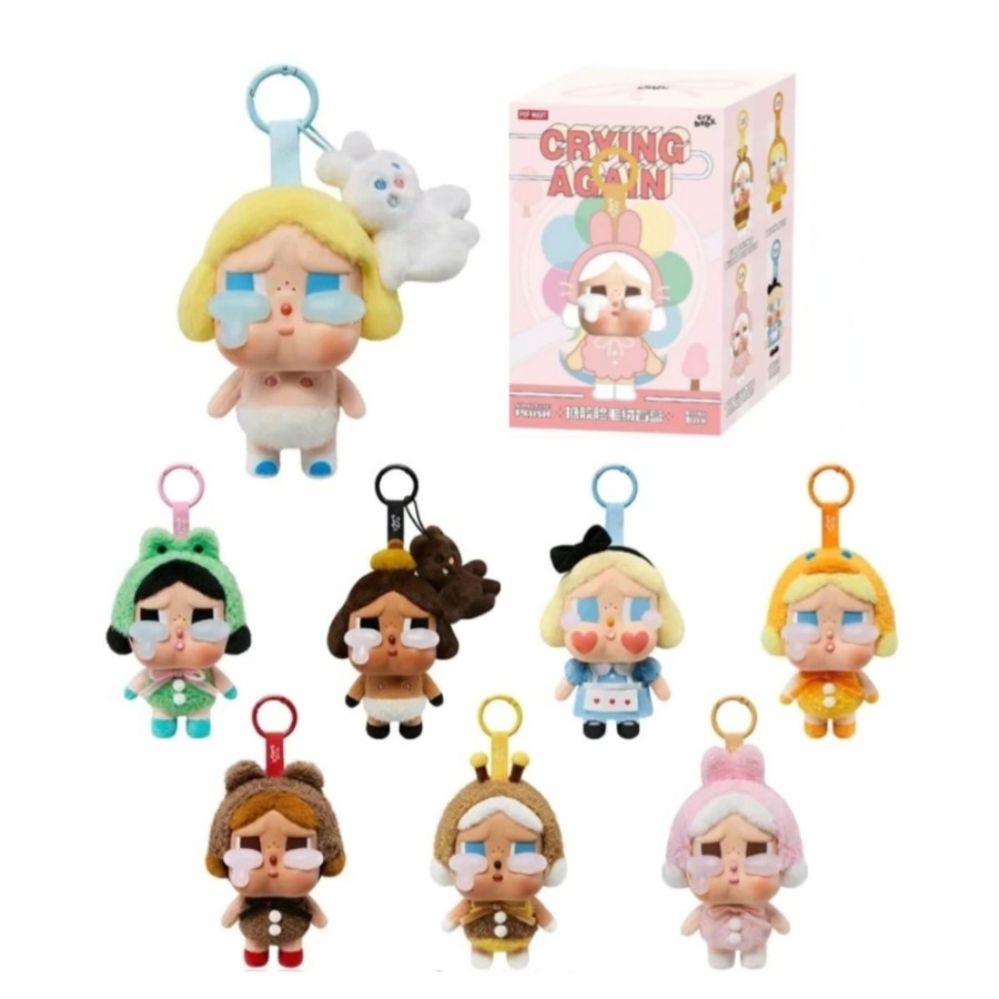 POPMART Labubu Crying Again Series Vinyl Face Plush Blind Box 
