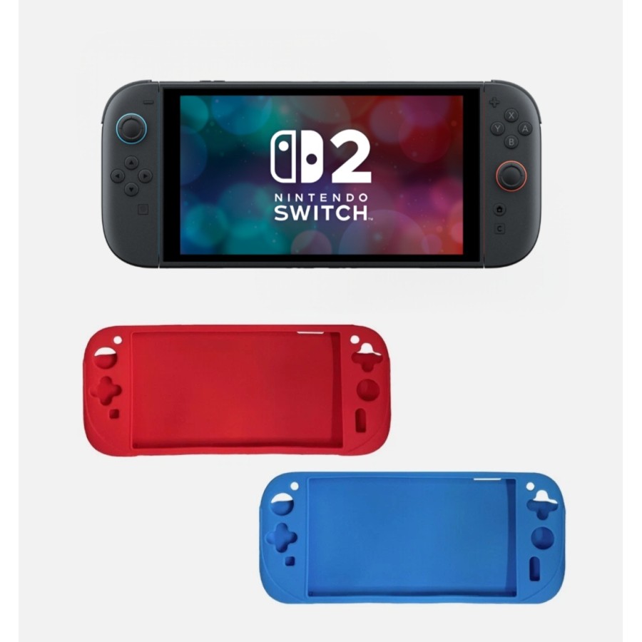 Soft Silicone Protective Cover for Switch 2 Case Soft Silicone Protective Cover for Switch 2 Case