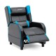 PLAYERS RANGER X FAUX LEATHER GAMING SEAT RECLINER ARMCHAIR SOFA - BLUE