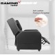 PLAYERS RANGER X FAUX LEATHER GAMING SEAT RECLINER ARMCHAIR SOFA - WHITE