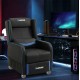 PLAYERS RANGER X FAUX LEATHER GAMING SEAT RECLINER ARMCHAIR SOFA - BLUE