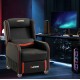 PLAYERS RANGER X FAUX LEATHER GAMING SEAT RECLINER ARMCHAIR SOFA - RED