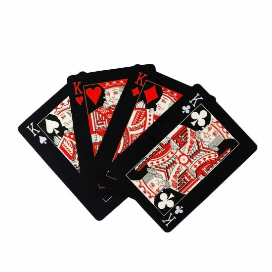 PVC Plastic Poker Cards - RED