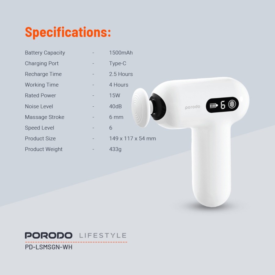 Porodo Lifestyle Active Precision Massager