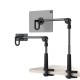 Porodo Lazy Man Stand with Magnetic Suction 92CM - Black