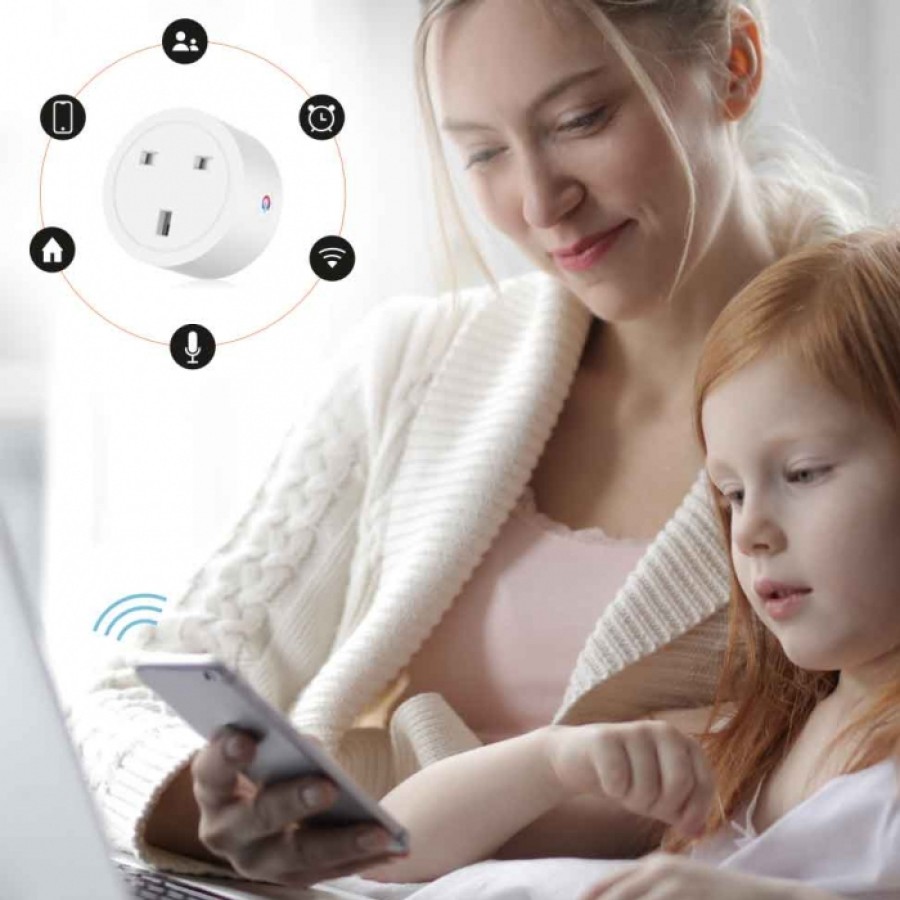 Porodo Lifestyle Smart Wi-Fi Plug UK – 16A
