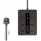 Porodo Multi Port Super Hub Socket - 6 Socket / USB-C - Black