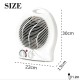 Potop Electric Fan Heater 2000W