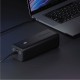 POWEROLOGY ONYX 30000MAH 100W PD DUAL USB-C POWER BANK, BLACK