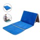 Prayer Rug Mat with Back Sitter Support - Blue