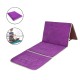 Prayer Rug Mat with Back Sitter Support - Purple