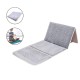 Prayer Rug Mat with Back Sitter Support - Light Grey