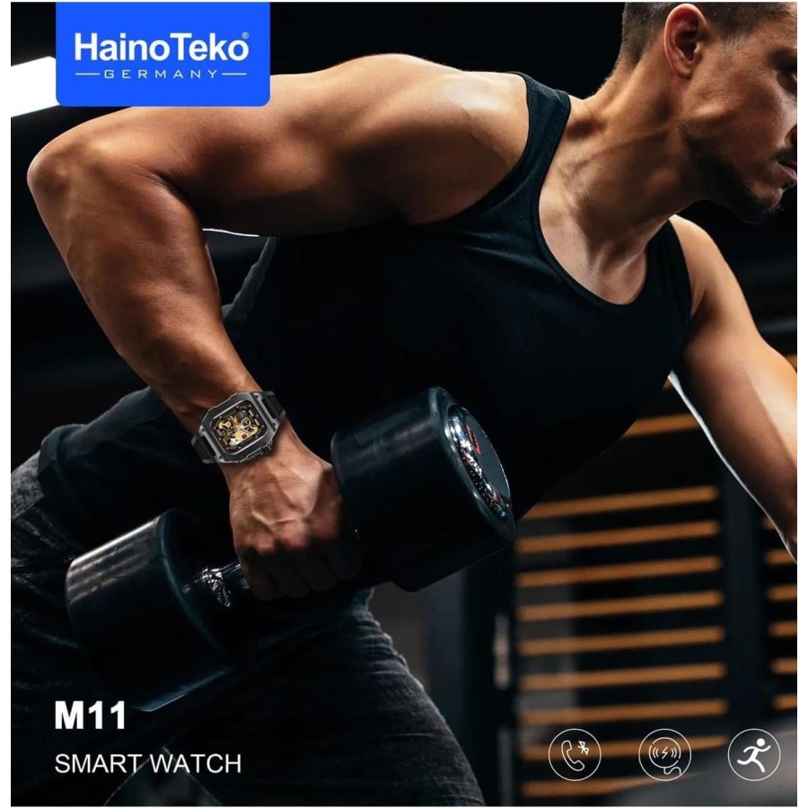 Premium Haino Teko Germany Richard M11 Smart Watch Black