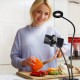Professional Live Stream Selfie Ring Light with Cell Phone Holder Stand for Live Stream & Makeup Professional Live Stream Selfie Ring Light with Cell Phone Holder Stand for Live Stream & Makeup