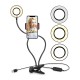 Professional Live Stream Selfie Ring Light with Cell Phone Holder Stand for Live Stream & Makeup Professional Live Stream Selfie Ring Light with Cell Phone Holder Stand for Live Stream & Makeup