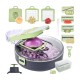 9in 1 Multi-Functional Manual Vegetable and Fruit Chopper Slicer