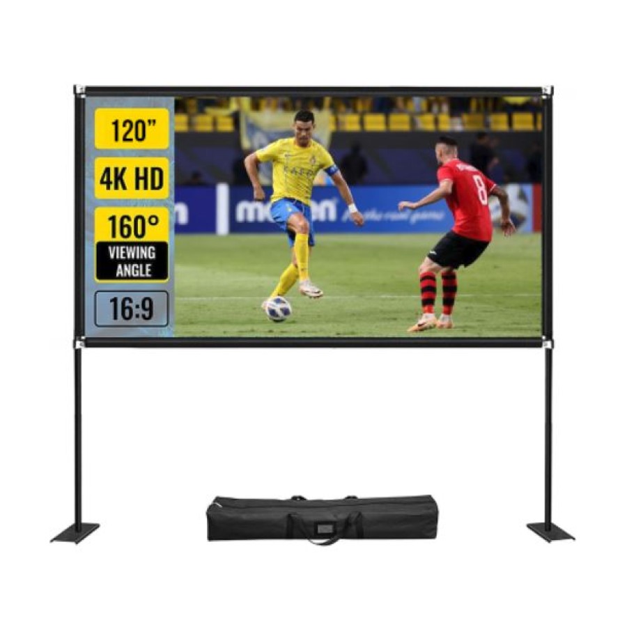 Portable Outdoor Camping Projector Screen 120inch