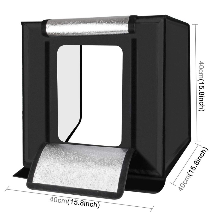 PULUZ Foldable LED Ring Light Studio Box 80cm