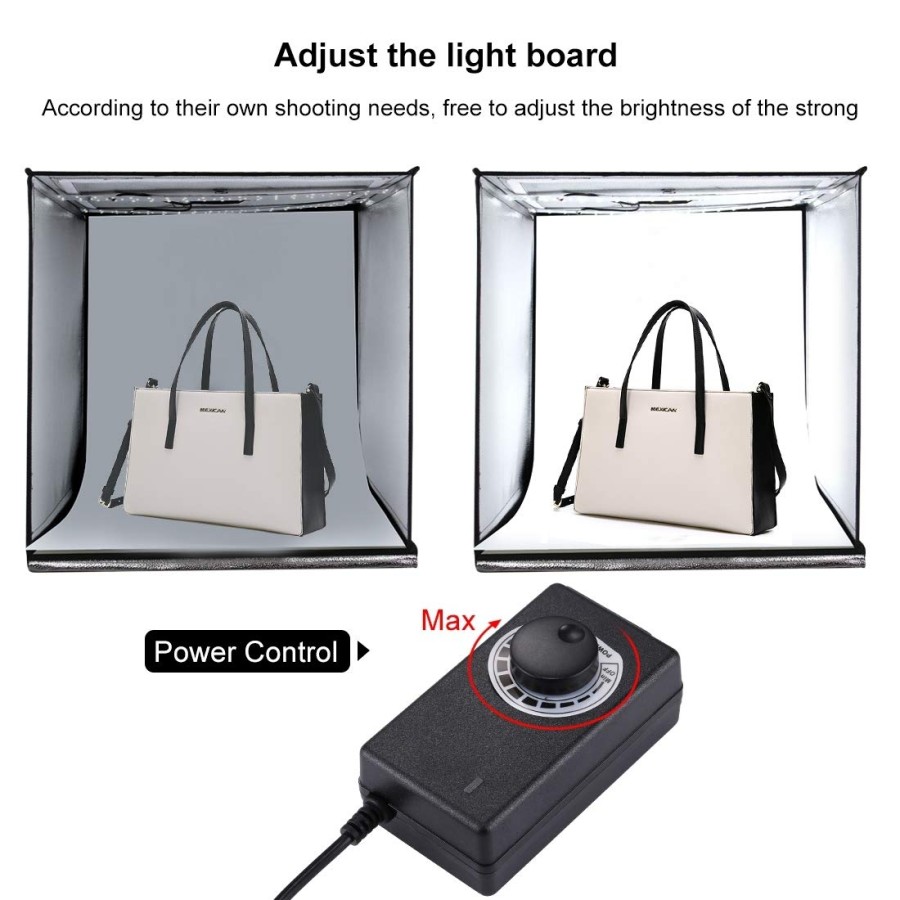PULUZ Foldable LED Ring Light Studio Box 80cm