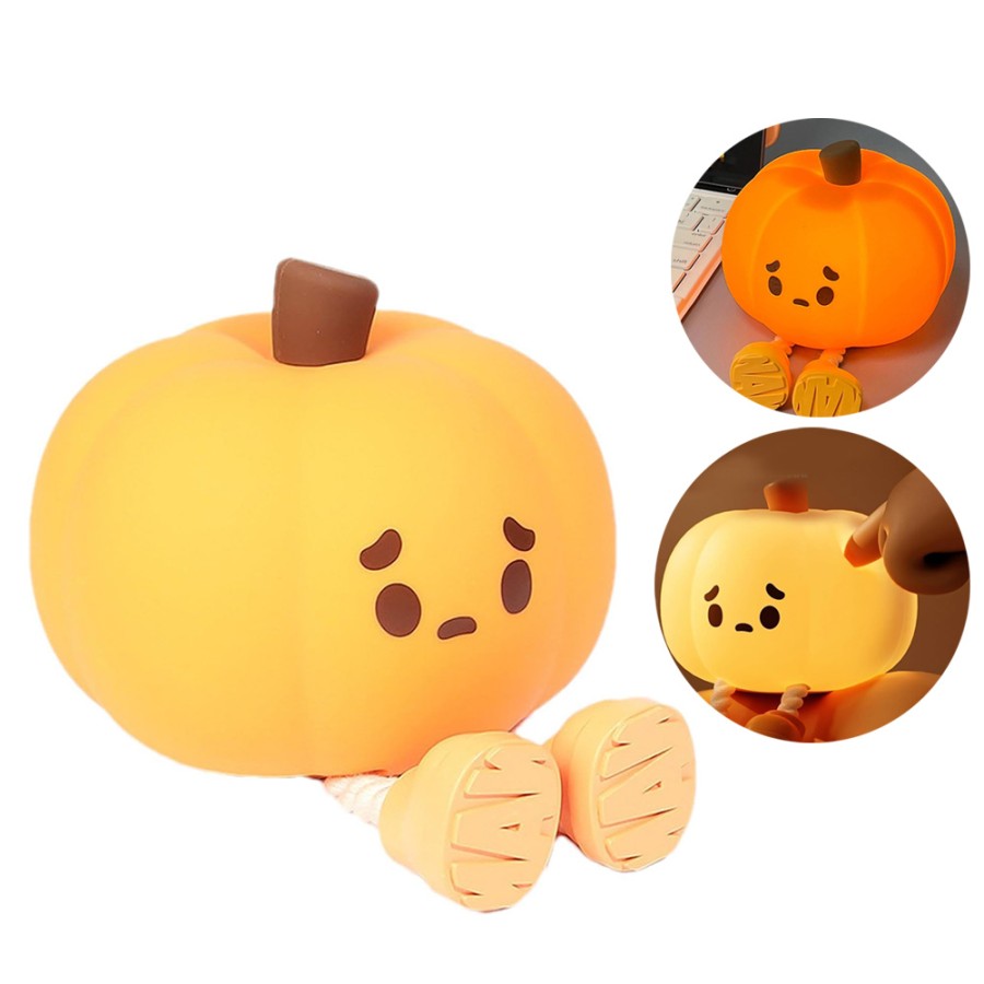 Cute LED Pumpkin Light Table Lamps