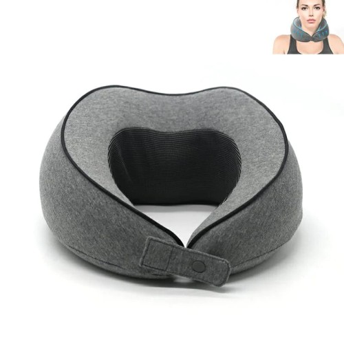 Pure Memory Foam Ergonomic Travel Neck Pillow