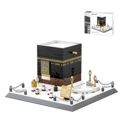 Islamic Mosque Kaaba Architectural Model Building Block Sets 446Pcs