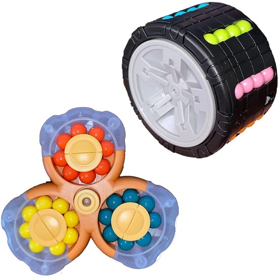 Rotating Cube Cylinder Toys Fidget Spinner