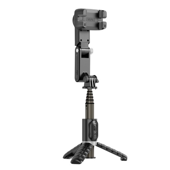 Q18 Desktop Selfie Stick Tripod with Fill Light Tripod Gimbal Stabilizer
