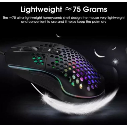 QM1 Light Weight RGB Game Mouse