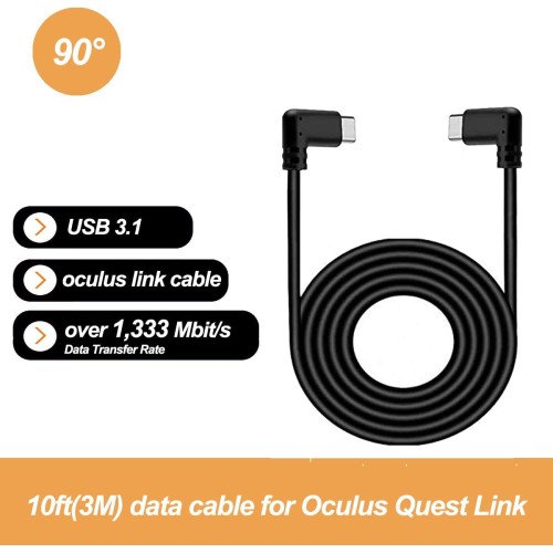 Oculus Quest 3 Link Cable USB Type C to USB Type C Cable 10ft(3m)