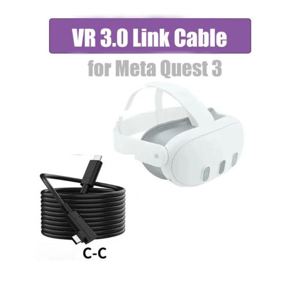 Oculus Quest 3 Link Cable USB Type C to USB Type C Cable 10ft(3m)