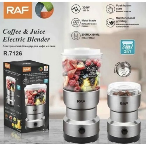 RAF 2 in 1 coffee & Juicer blender 300W