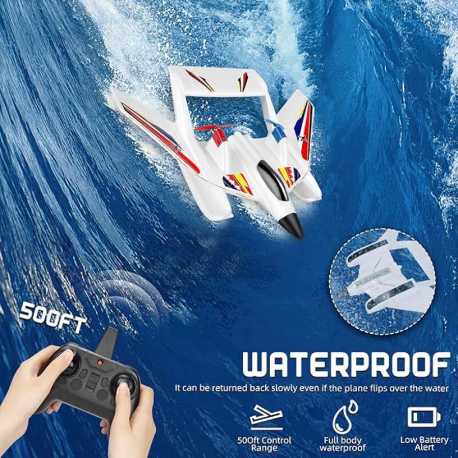 3-in-1 RC Plane – Land, Sea & Air Remote Control Aircraft