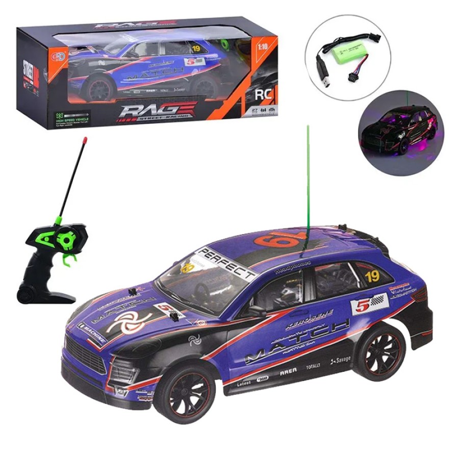 Hot Rac 1:10 RC Car – 7 Function Remote Control