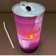 Red Bull Light Up LED Glowing Cup with Straw 415ml