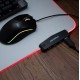 RGB Mouse Pad Gaming LED Large Soft Cloth 4 USB Port Mat - 40x90cm